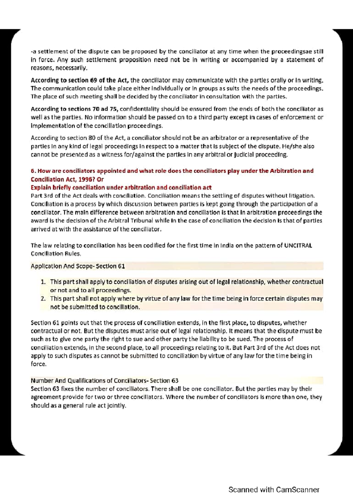 Conciliation Under Arbitration and Conciliation Act, 1996: Key Insights ...