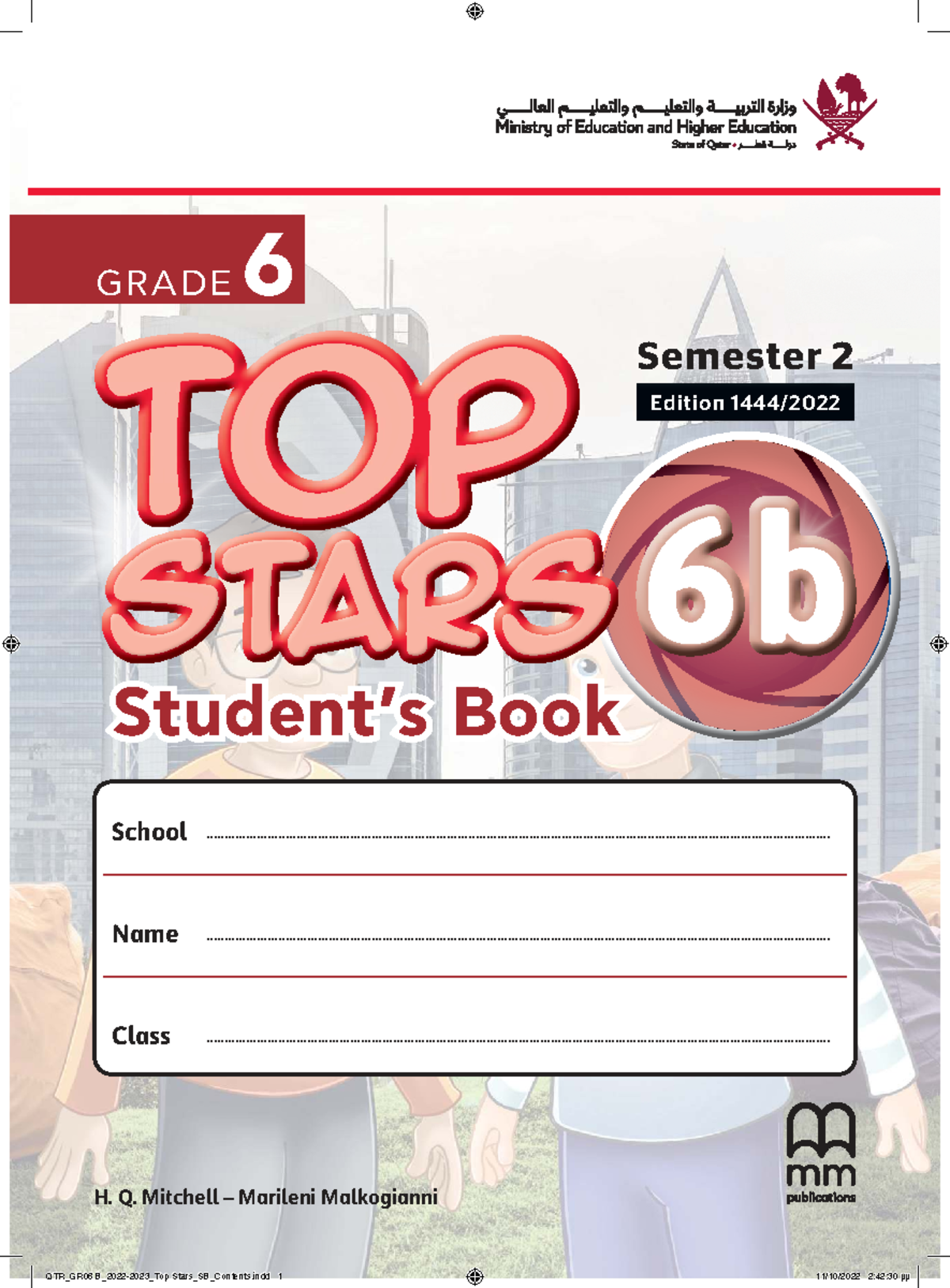 QTR GR6B 2022-23 Top Stars Student Book Overview and Content - Studocu