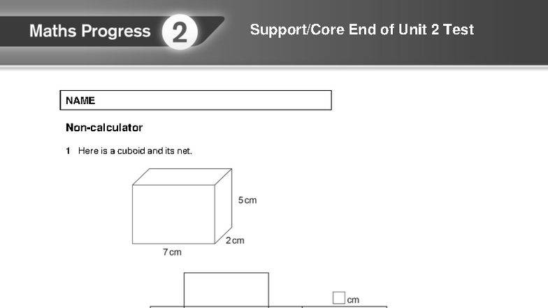 Y8 Mathsprog U02 End of Unit Test - Geometry & Measurement - Studocu
