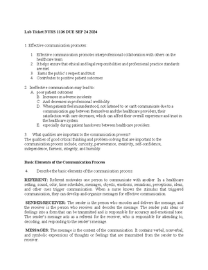 LAB Ticket 1136 thorax - Nursing Health assessment - LAB TICKET ...