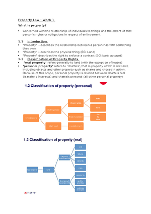 Week 2 Lecture Notes: Ownership and Possession Concepts in Law - Studocu