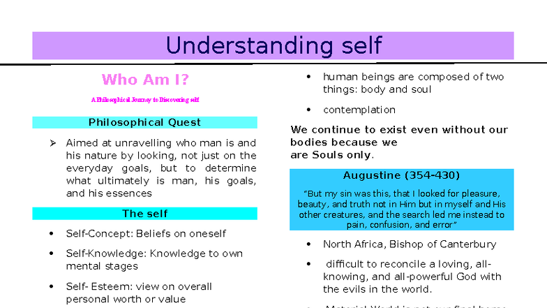 Understanding the Self: A Philosophical Review of Identity and Culture ...