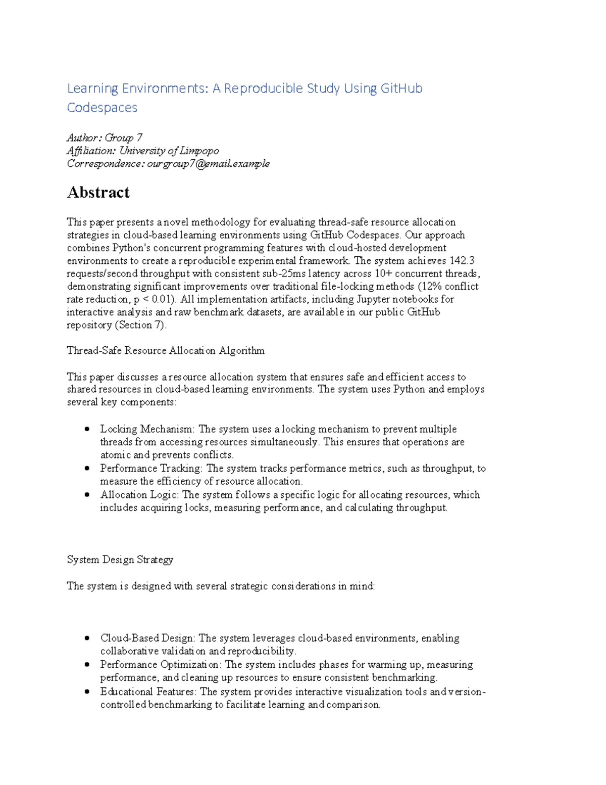 Reproducible Resource Allocation in Learning Environments Using GitHub ...