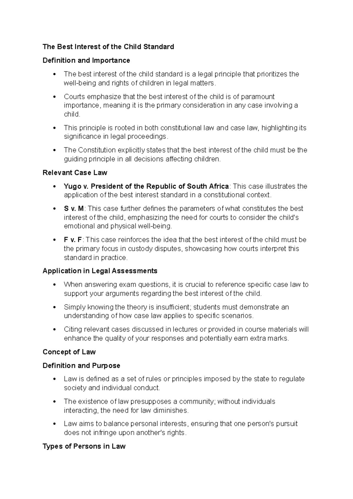 The Best Interest of the Child Standard: Definition & Legal ...
