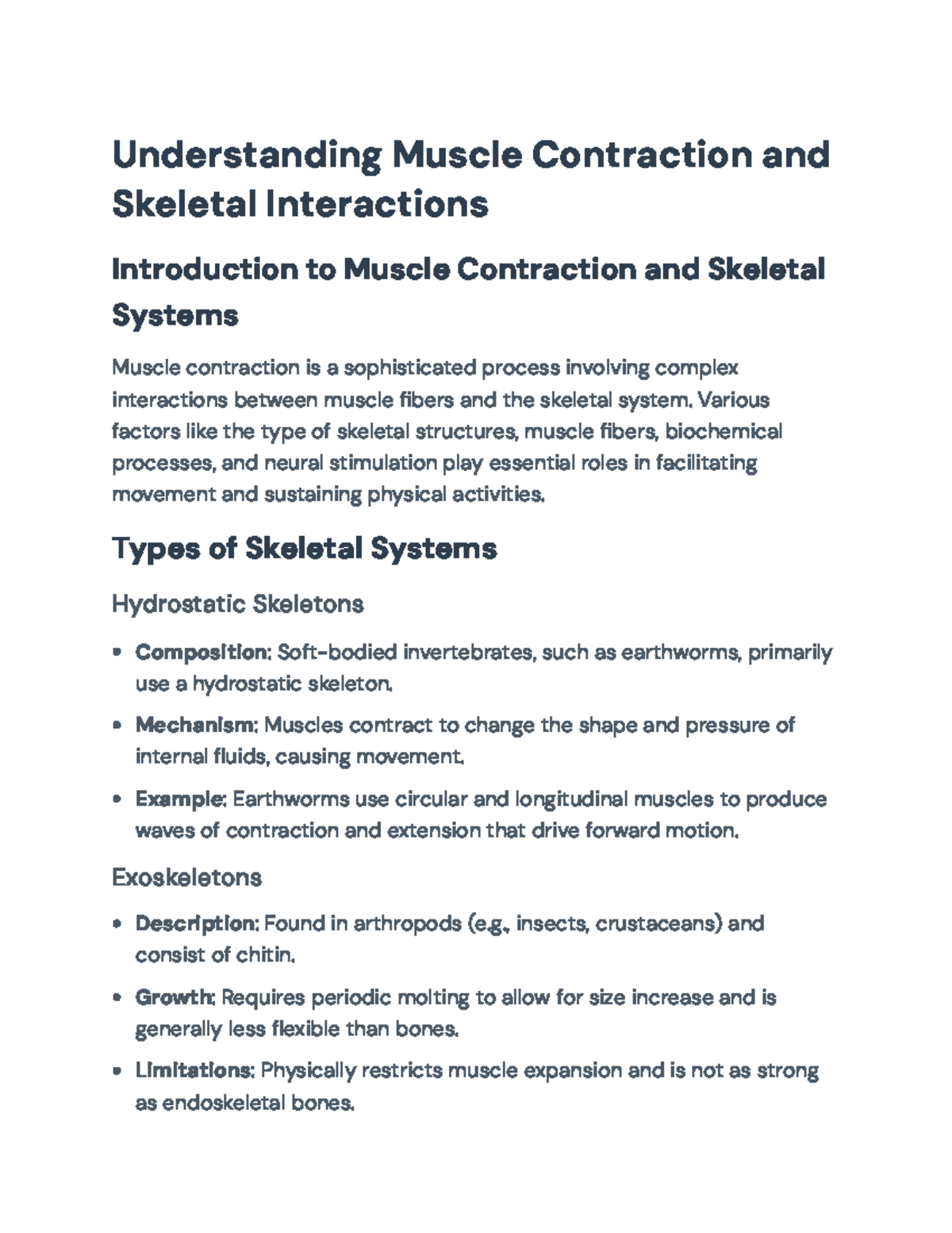Understanding Muscle Contraction: Mechanics and Types of Muscle Fibers ...