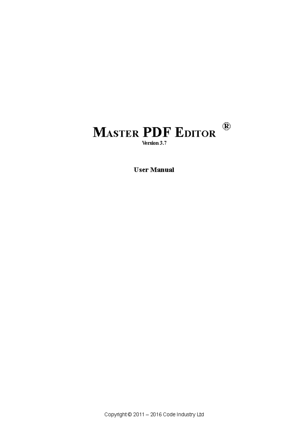 Master PDF Editor User Manual (Version 3) - Comprehensive Guide - Studocu