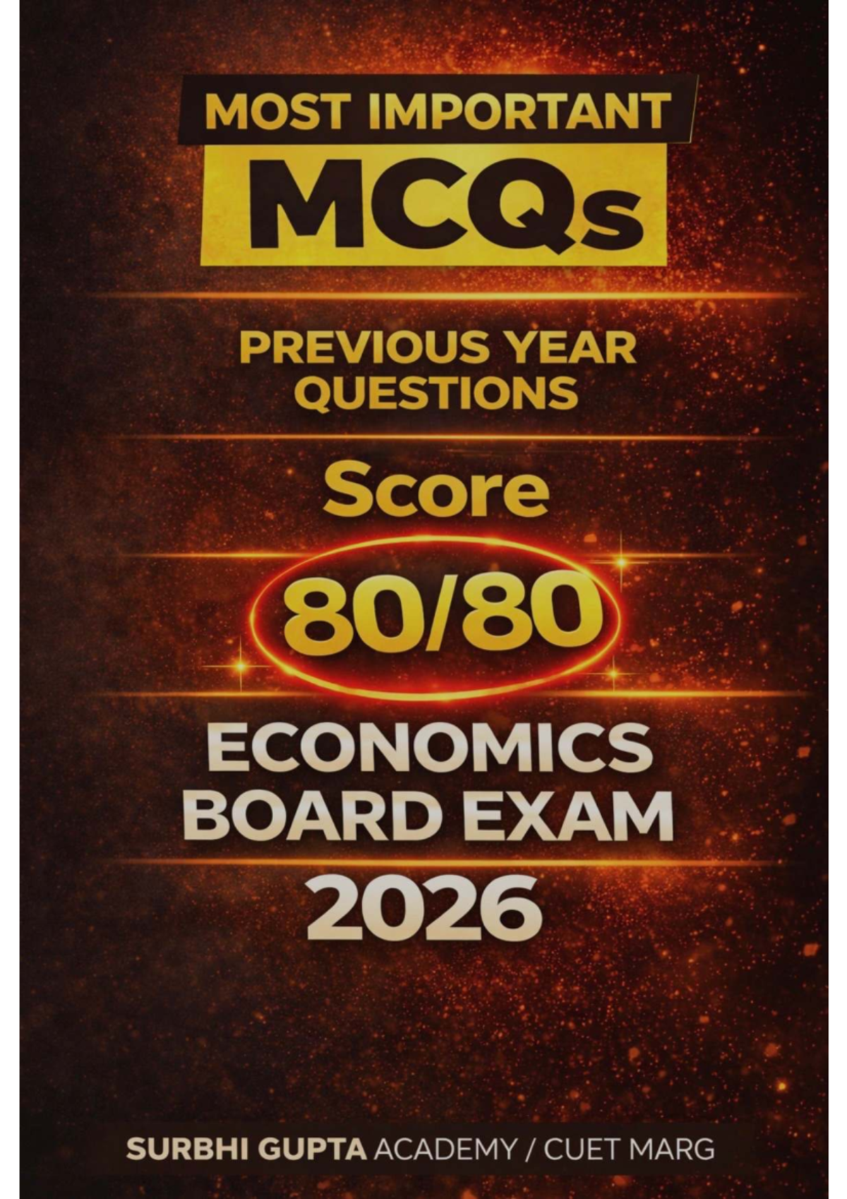 Most Important MCQs for Economics Board Exam (CUET) - Studocu