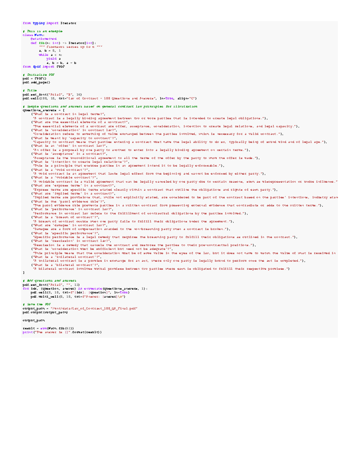 Code2pdf 672b1eb182537 - from typing import Iterator This is an example ...