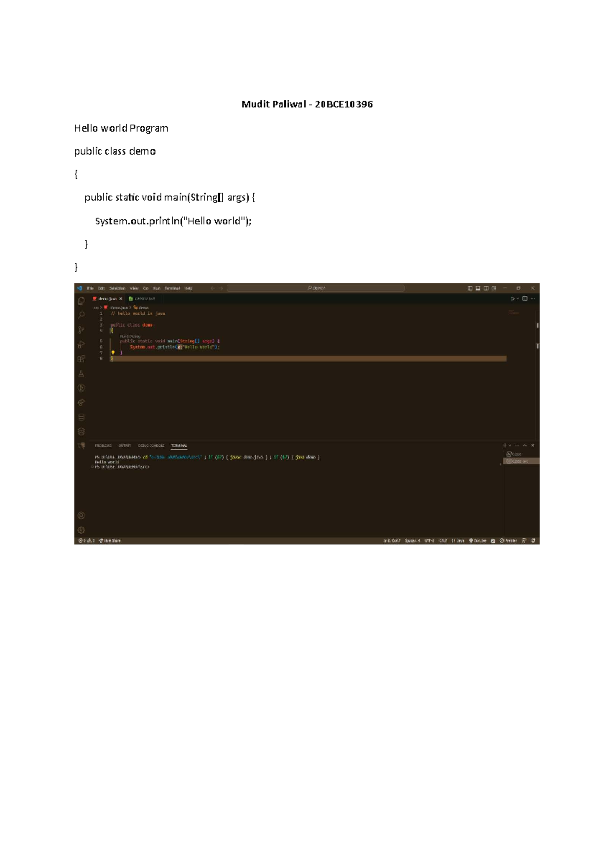 20BCE10396 - some advance java program that we had done in the past ...