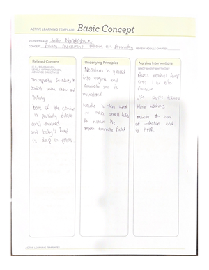 Active Learning Template 5 - ACTIVE LEARNING TEMPLATE: Medication ...