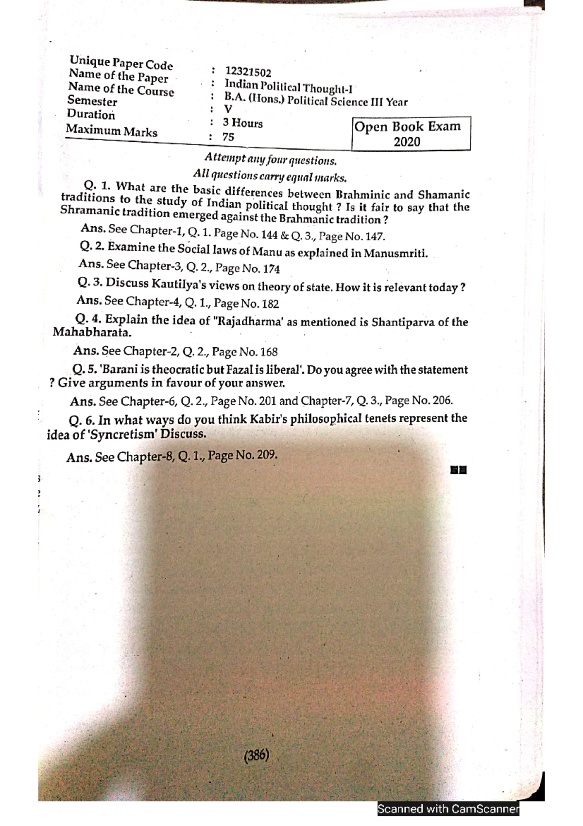 2020 IPT I - Previous year questions paper of the ipt - Studocu