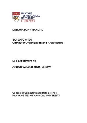 SC1006 Lab Manual v1 - Expt 4: Cache & Virtual Memory Management - Studocu