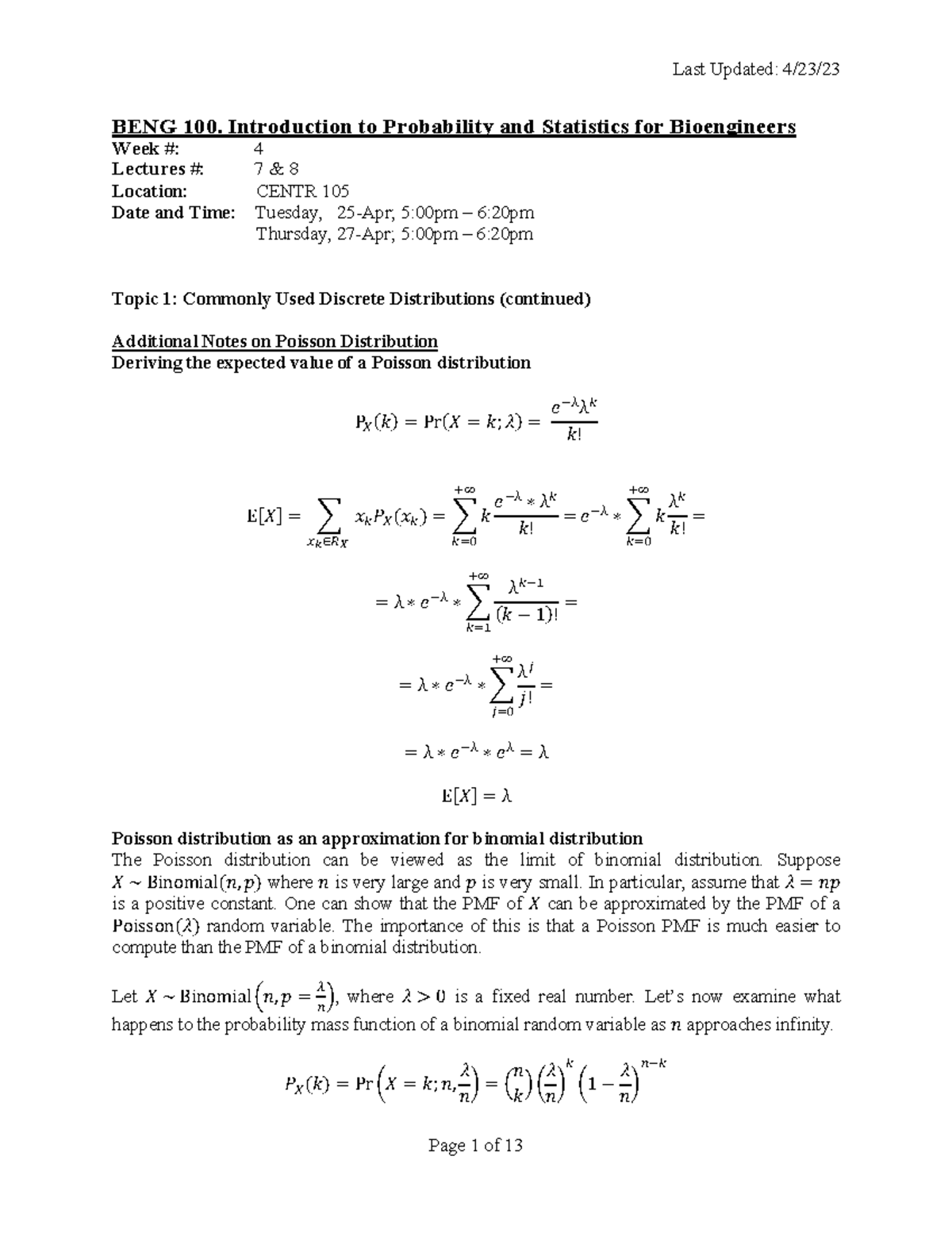 Final Exam Study Guide for Course Code ABC123: Key Concepts and Topics ...