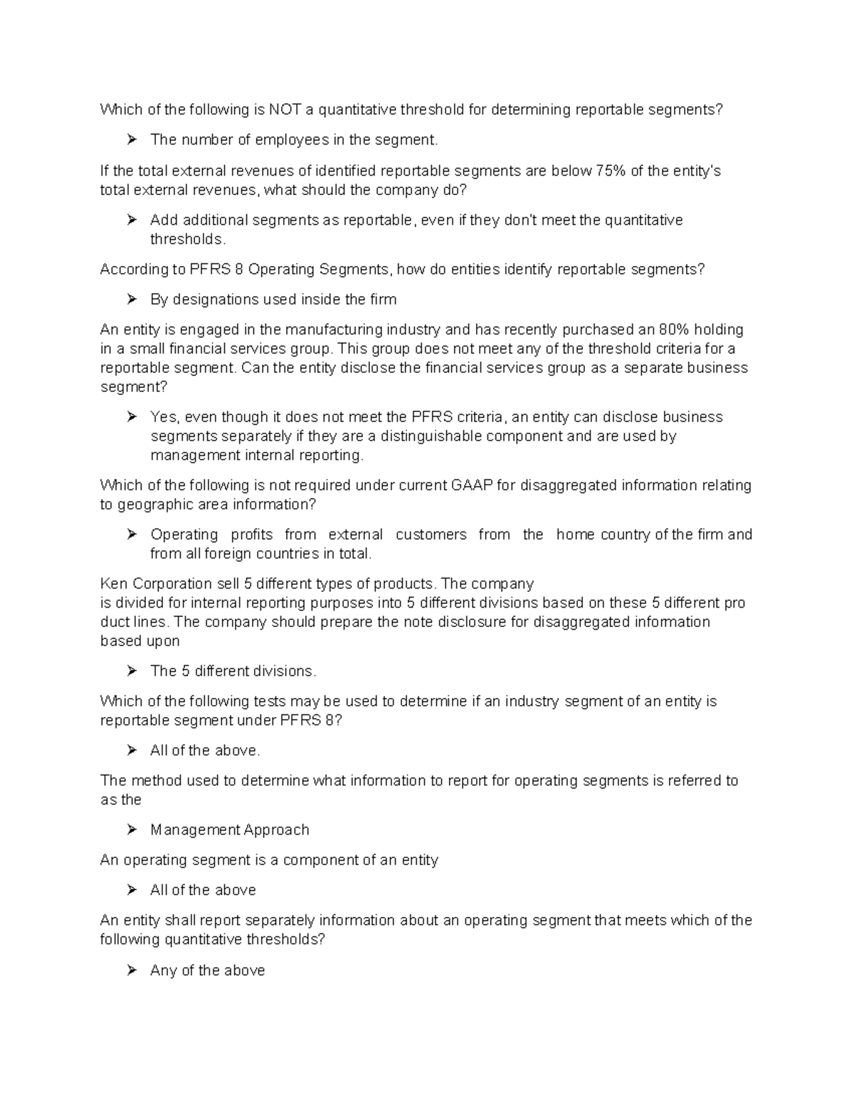 Practice Questions - Which of the following is NOT a quantitative ...