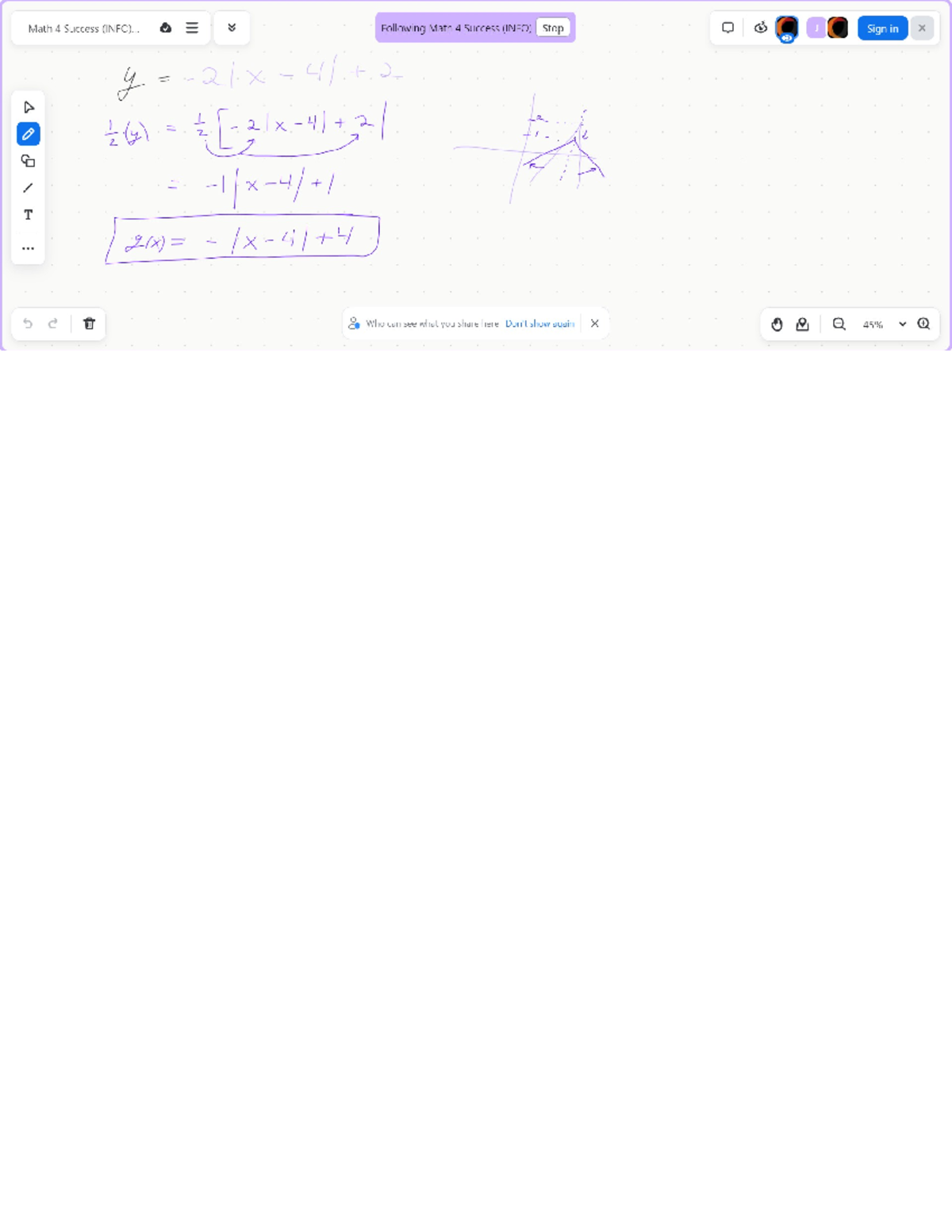 1.2 Transformations of Linear & Abs Value Functions Notes - Math 4 ...