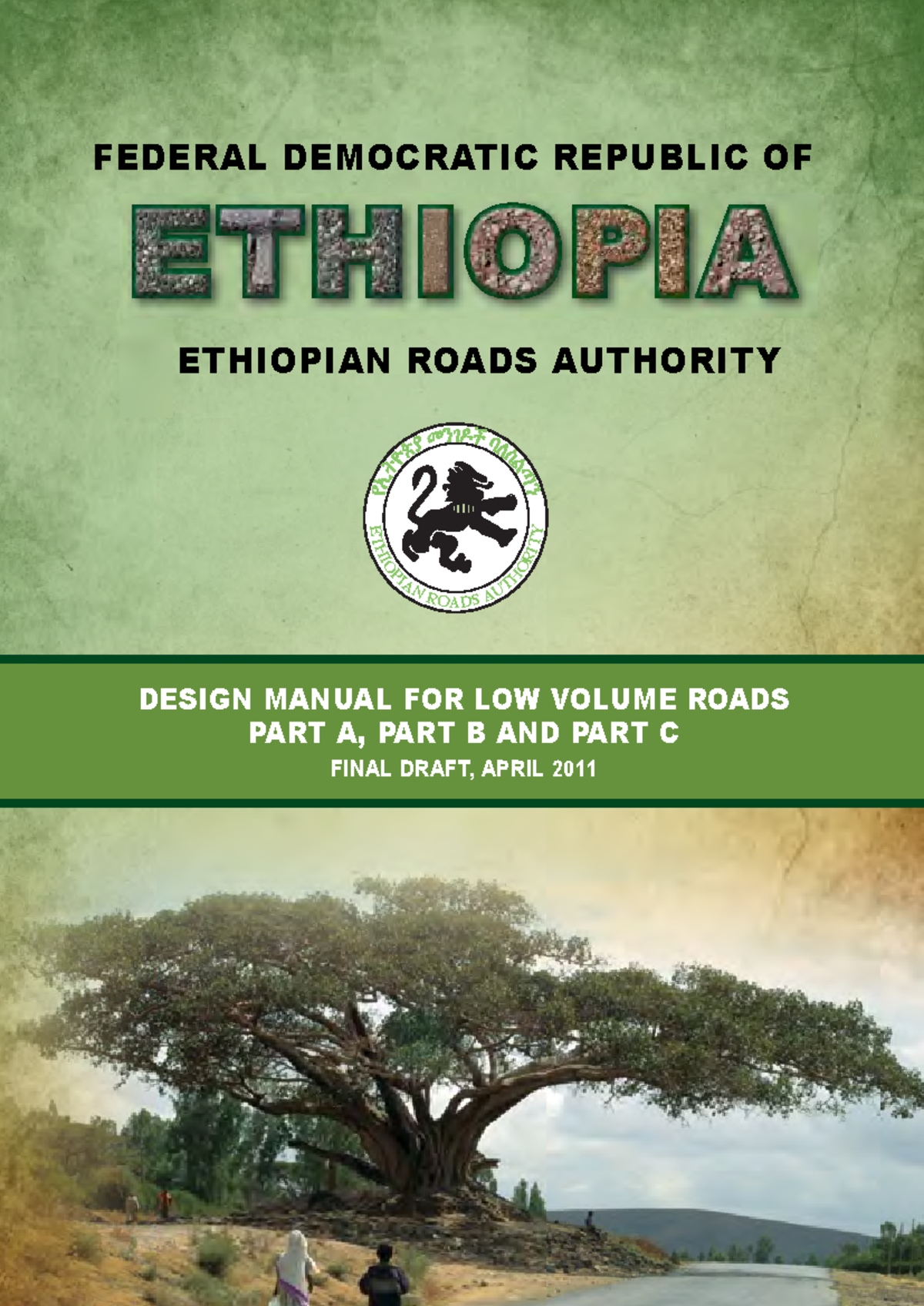 Design Manual for Low Volume Roads (ERA, 2011) - Part A - Studocu