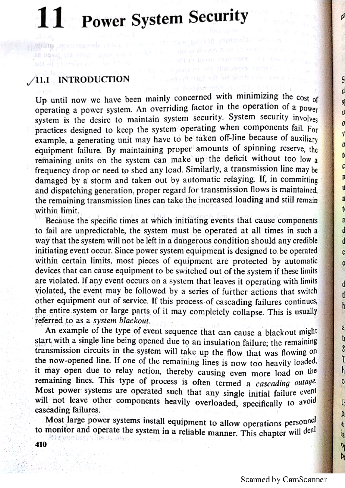 Psoc module 5 ps security - power system analysis2 - Studocu