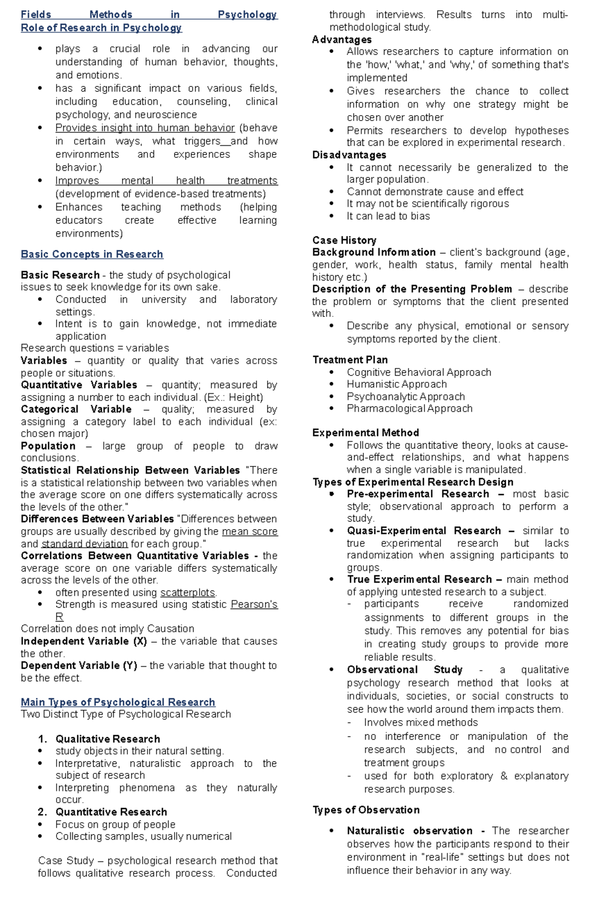 IO Psychology: Methods, Research Designs, and Key Concepts Overview ...