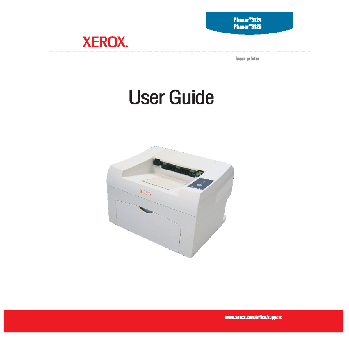 Phaser 3124/3125 User Manual & Troubleshooting Guide - Studocu