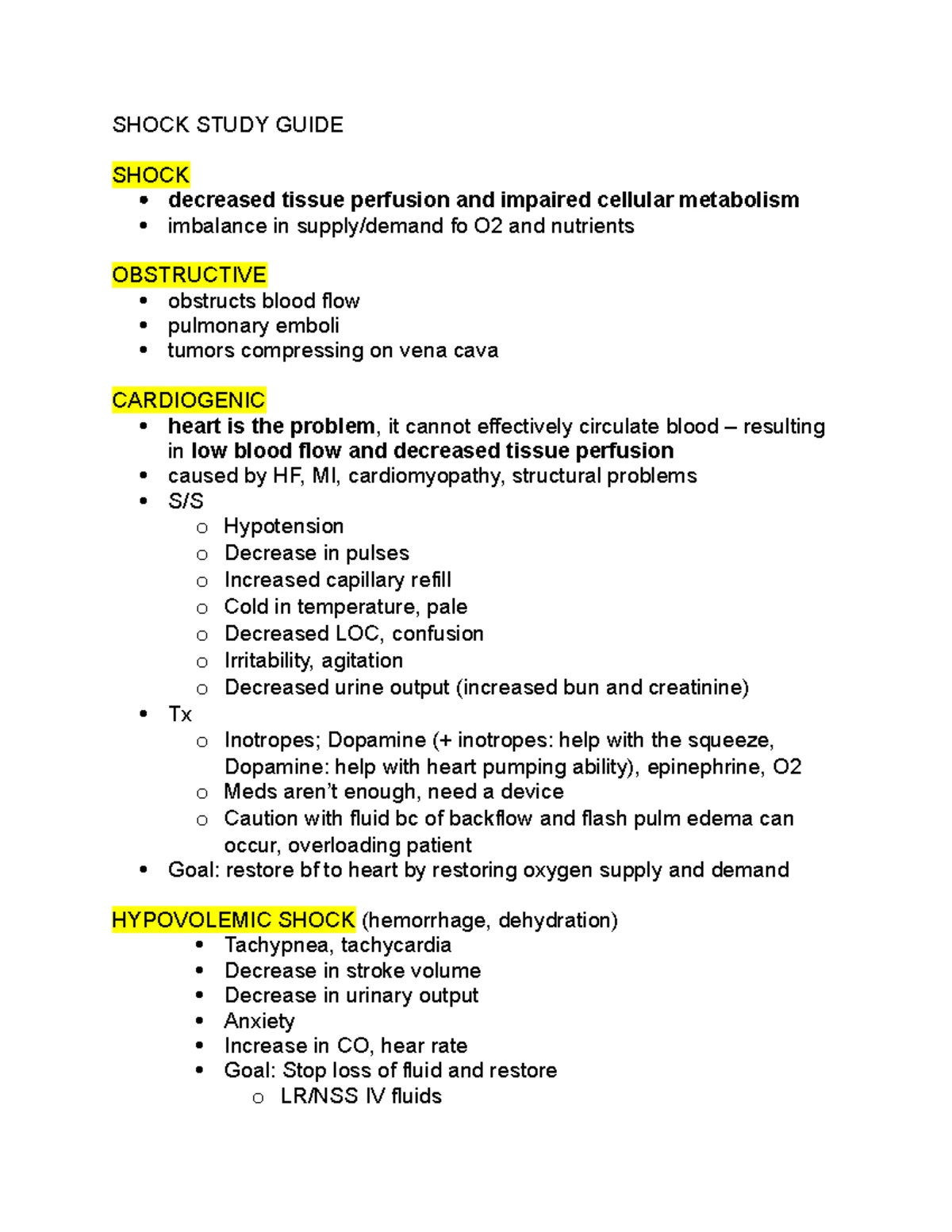 Assessment doc - Systems Assessment: Physical Examination: Inspection ...