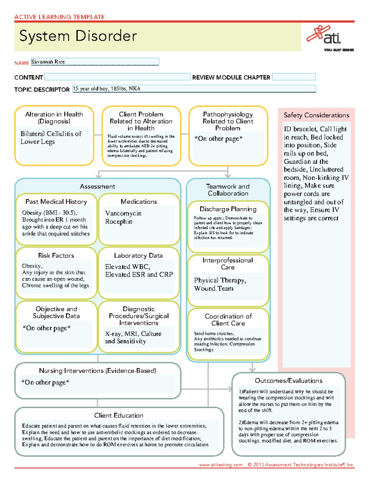 PICC Line Dressing Change - ATI Therapeutic Procedure Notes - Studocu
