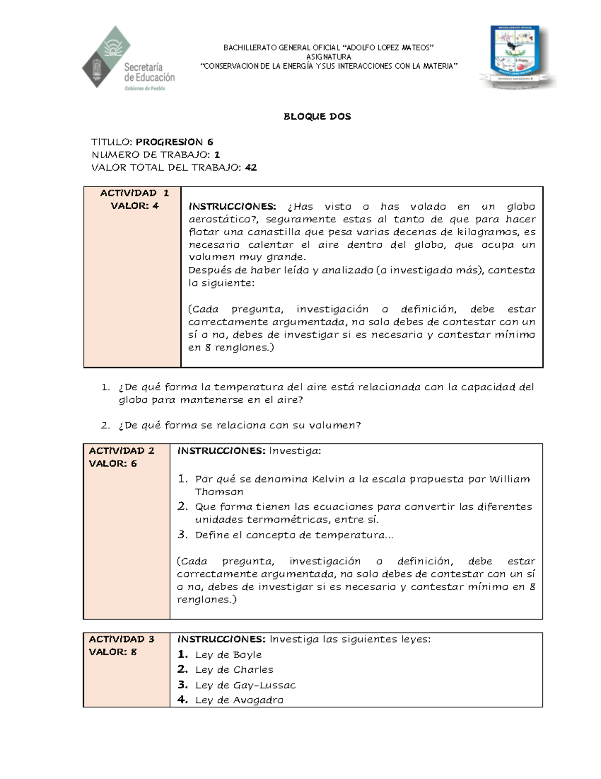 ACT1 Conserva MAT B2 - Actividades de Evaluación y Rubrica - Studocu