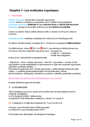 Formules des composés - Isomérie plane - Proambule: Presentation Chimie ...