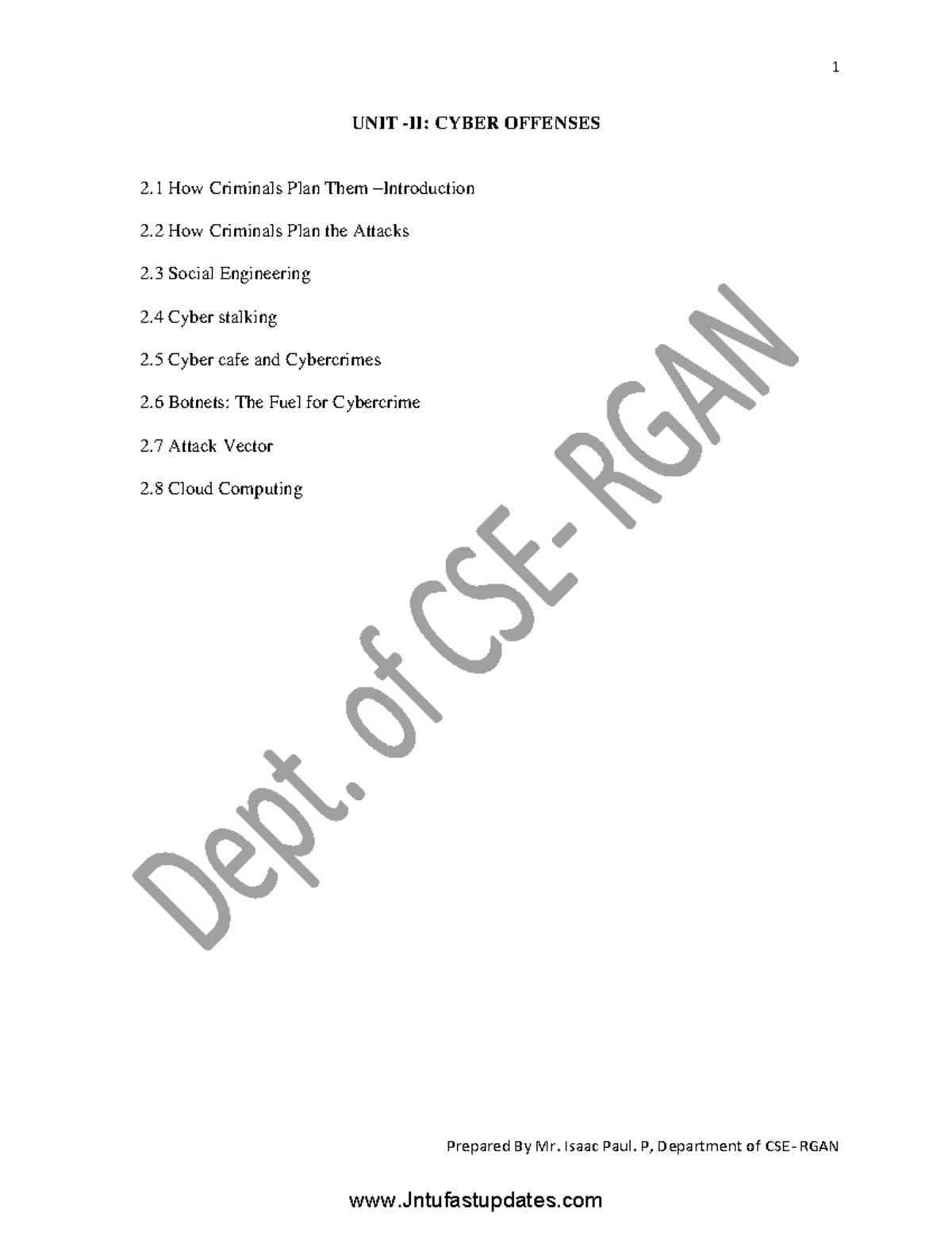 CS 101: Unit 4 - Cybersecurity Insights and Organizational Practices ...