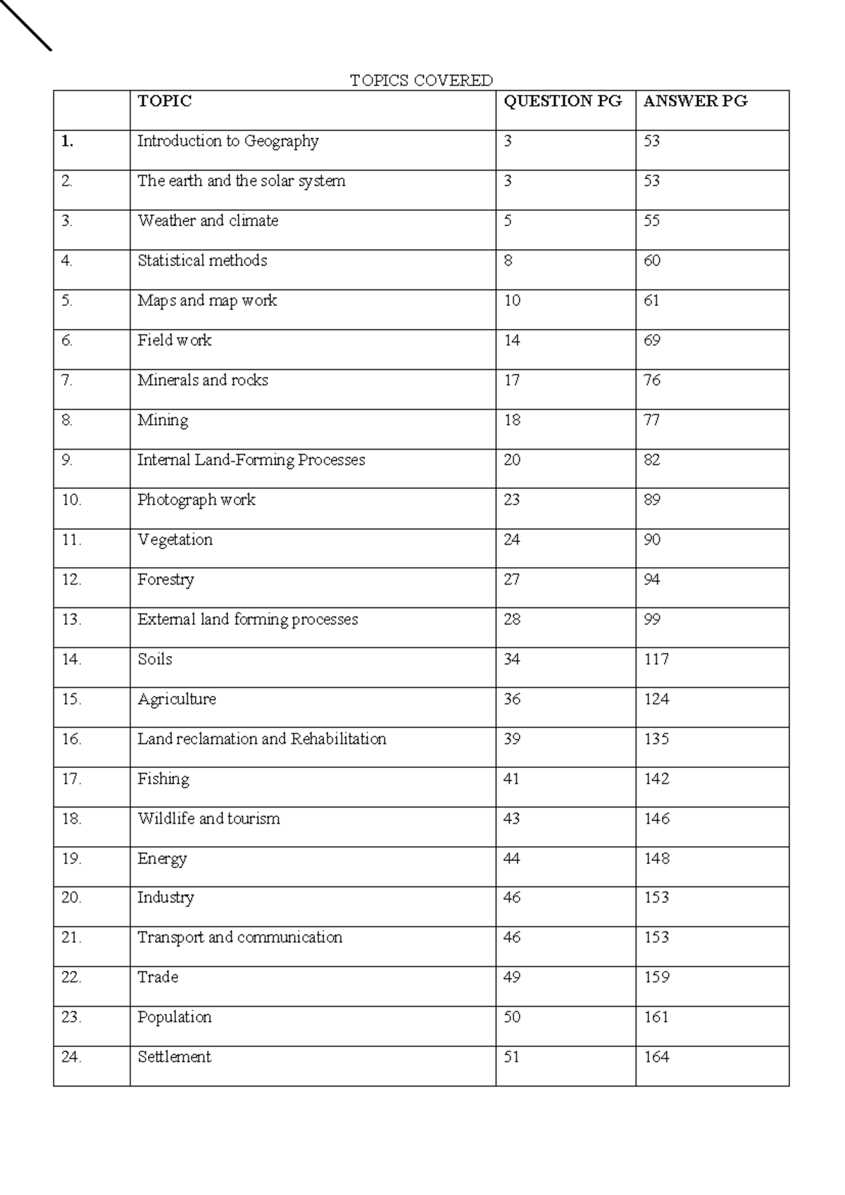 Geography Revision Booklet 11: Key Topics and Concepts - Studocu