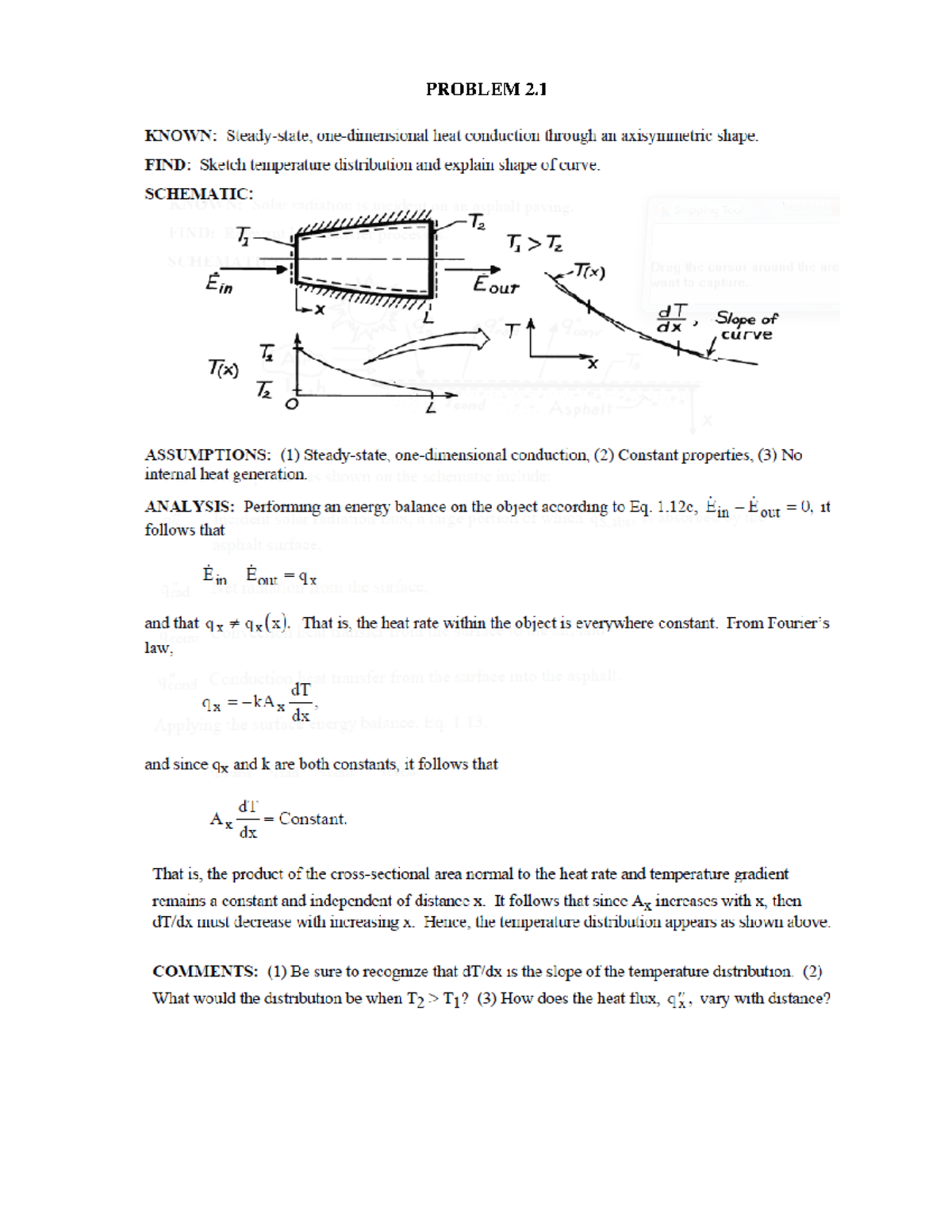 Ch02 - Solution of Principles of Heat and Mass transfer 8th Edition ...