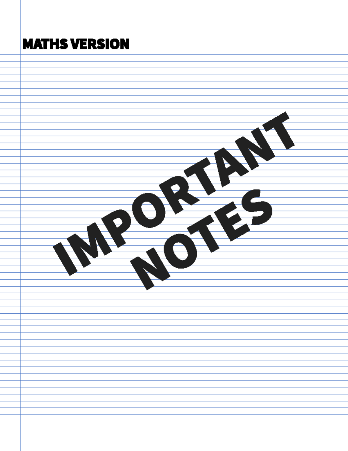 MATHS10 Important Tricks and Notes for Year 10 Students - Studocu