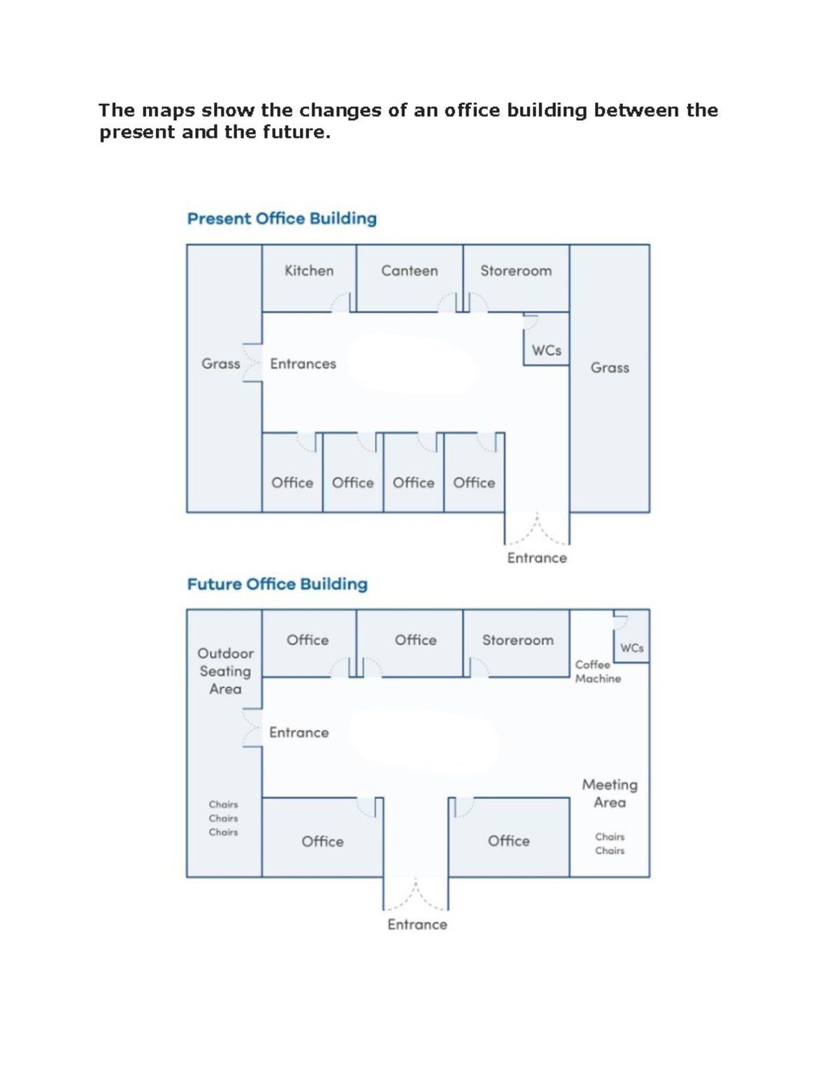 Writing task 1 map - iiii - math economics - The maps show the changes ...