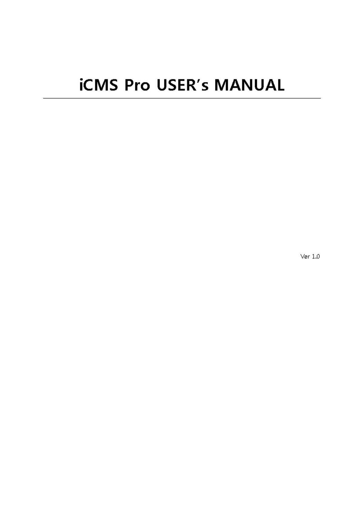 iCMS Pro User Manual - Full Guide for Efficient Usage - Studocu