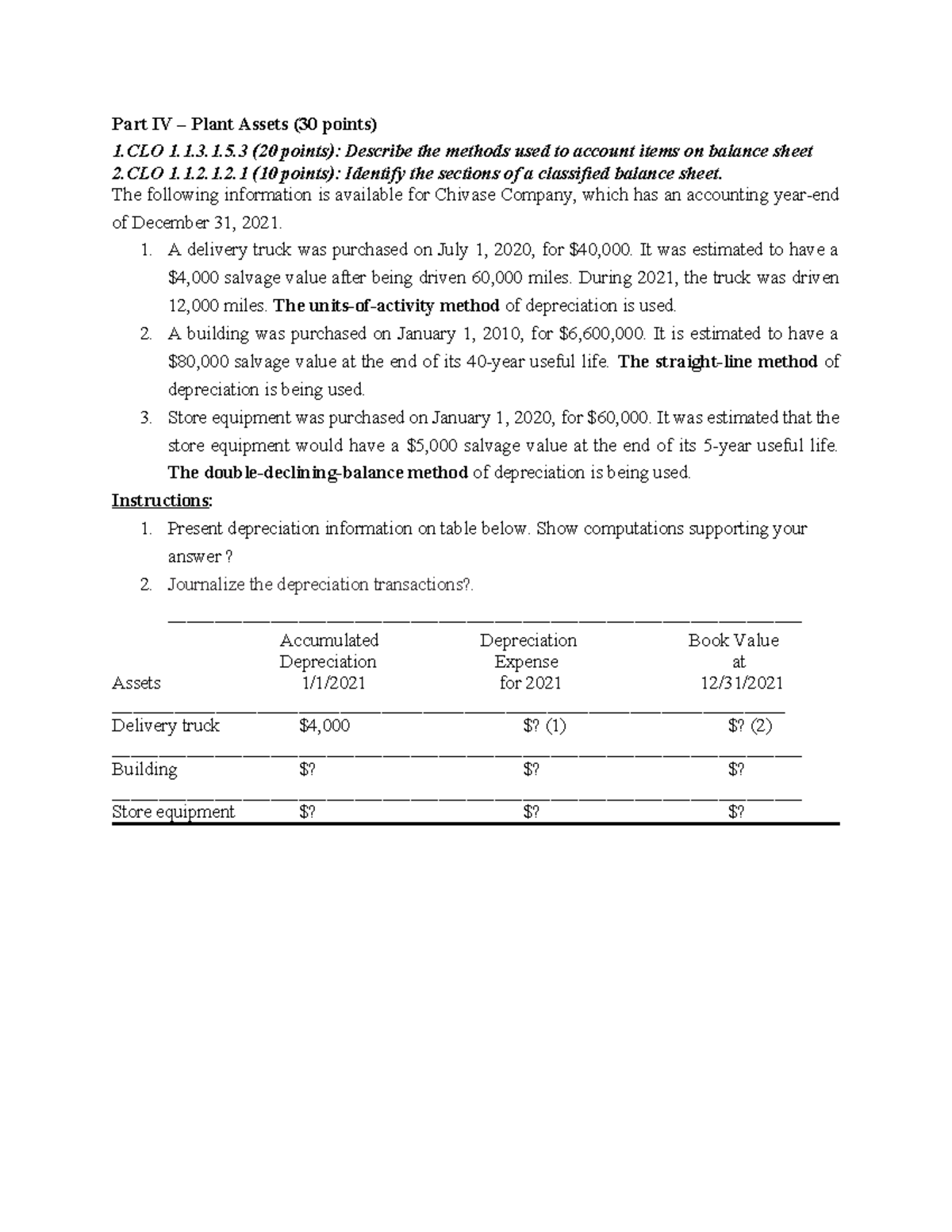 Revision 1 - Chapter 9: Accounting for Plant Assets (CLO 1.1.3.1.5.3 ...