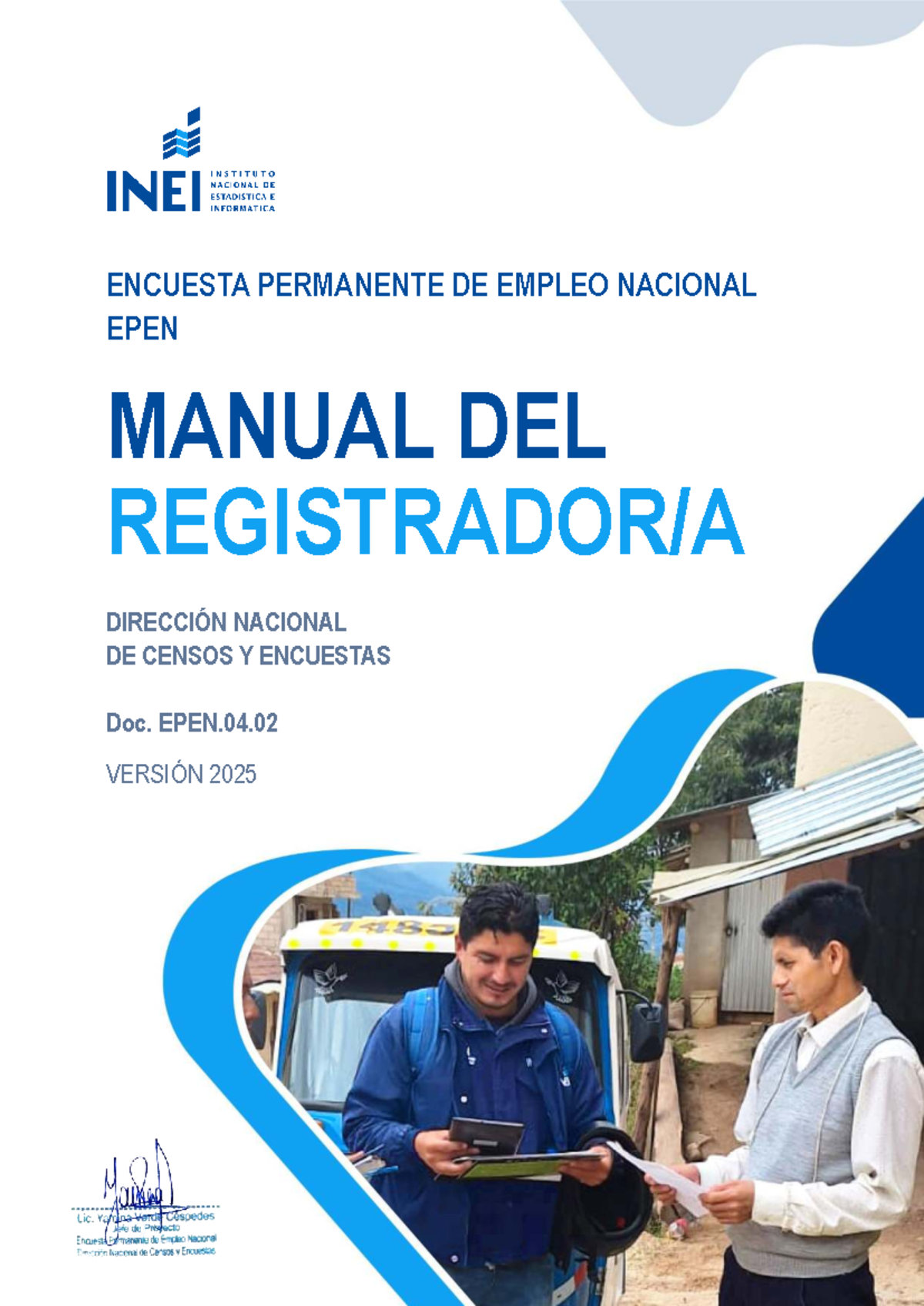 Manual del Registrador/a - EPEN 2025: Guía de Procedimientos y Tareas ...
