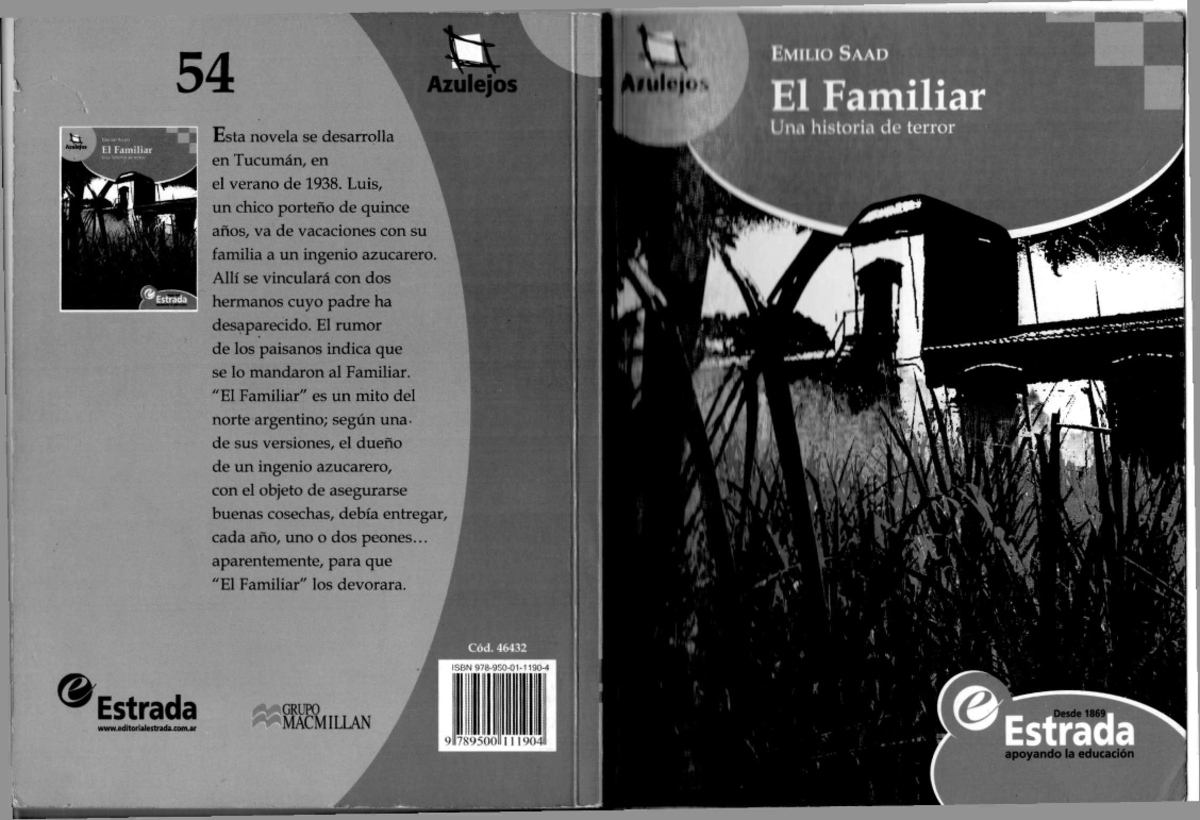 1º EL Familiar - Cuentos de Terror y Mitos en Tucumán - Document Preview