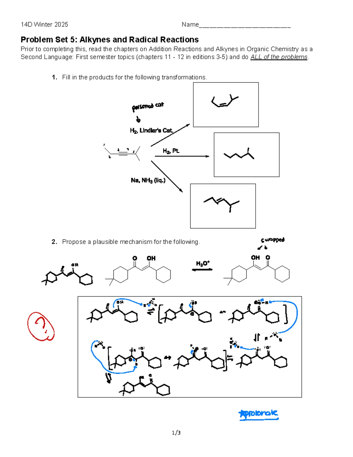 Problem+Set+9 - Professor Anderson's homework assignment (problem set 9 ...