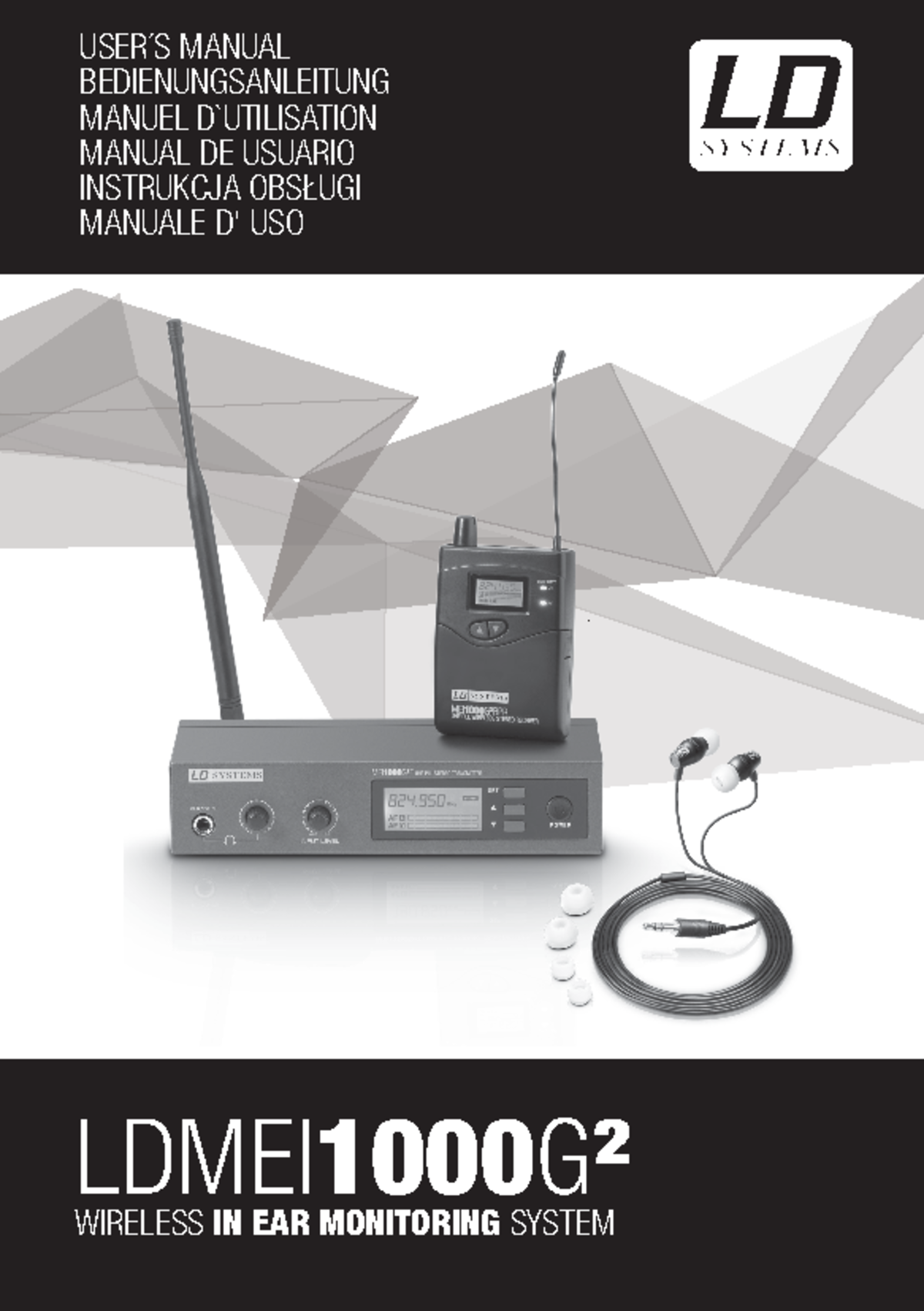 Ldmei 1000G2 LD Systems Bedienungsanleitung EN DE FR ES PL IT - USER ́S ...