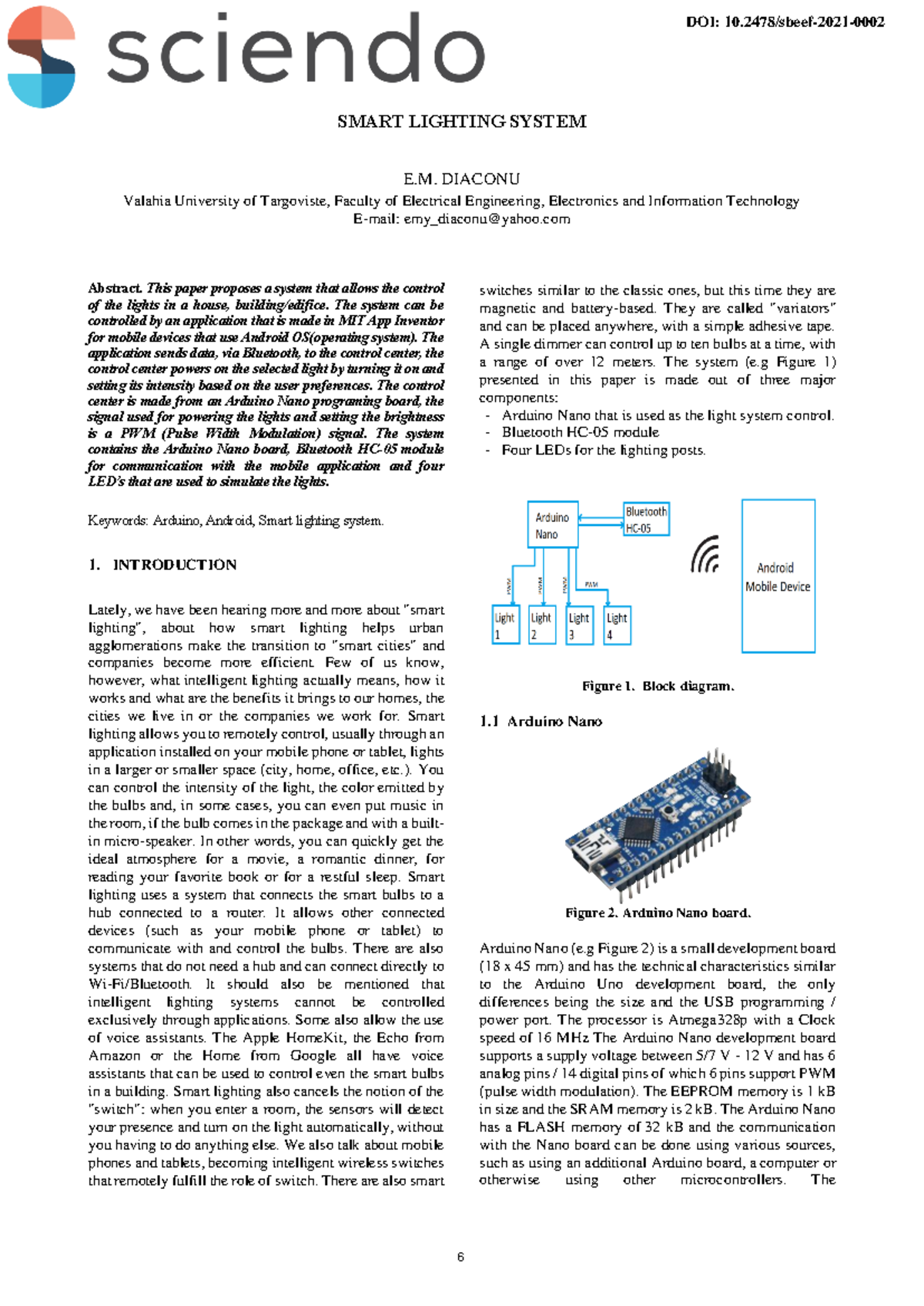 Smart Lighting System: Control via Arduino & Android App - Studocu