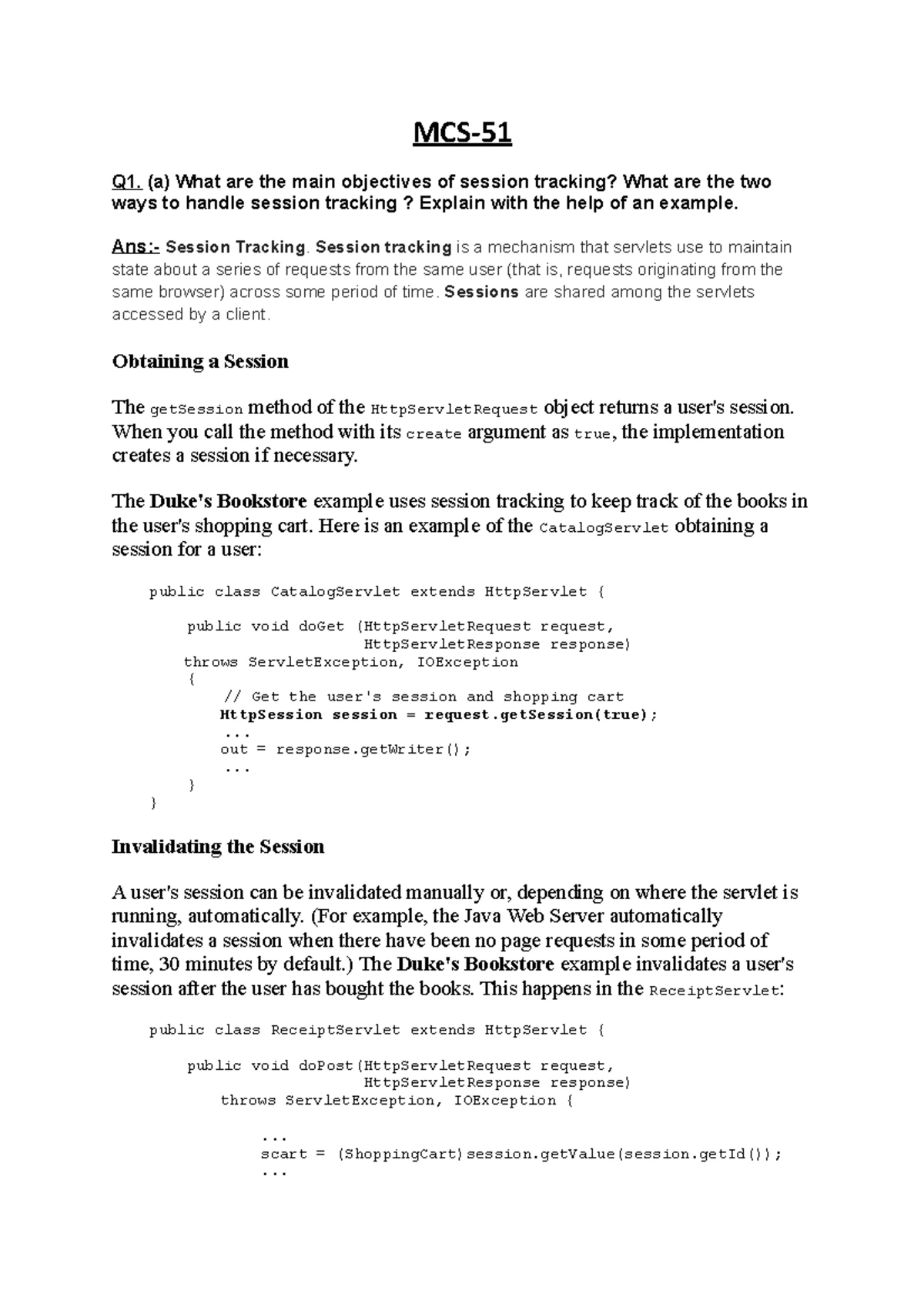 MCS-051 2020-21 - assignment 2021 - Advanced Internet Technologies ...