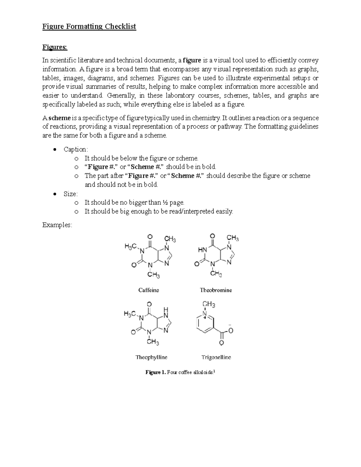 Graphics Formatting Checklist for Lab Reports and Papers - Studocu