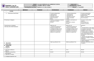DLL ESP 6 Q3 W8 - asdweafawe - GRADES 1 to 12 DAILY LESSON LOG School ...
