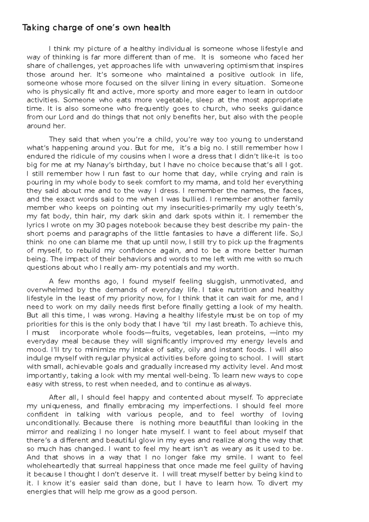 WEEK 1 Reflection - during my work immersion - WEEK 1 REFLECTION During ...