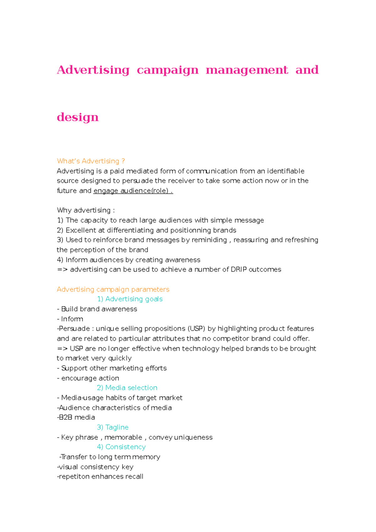 CH04 advertising campaign management and design - Advertising campaign ...
