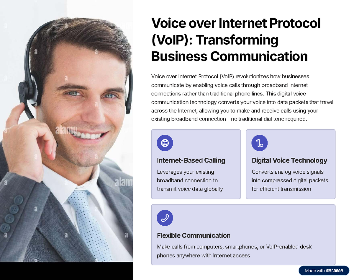 VoIP: Transforming Business Communication in the Digital Age - Studocu