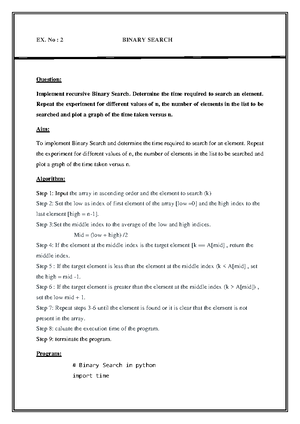 CS3401 ALG UNIT 1 Notes - CS3401- ALGORITHMS UNIT 1 Algorithm Analysis ...