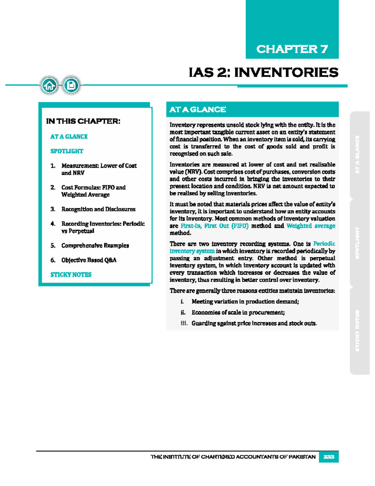 Chapter 7: IAS 2 - Comprehensive Guide to Inventories and Measurement ...