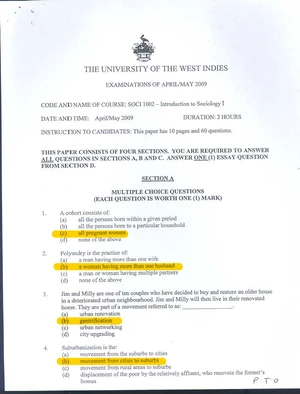 SOCI1002 Course Outline: Introduction to Sociology I - Semester 2, 2024 ...
