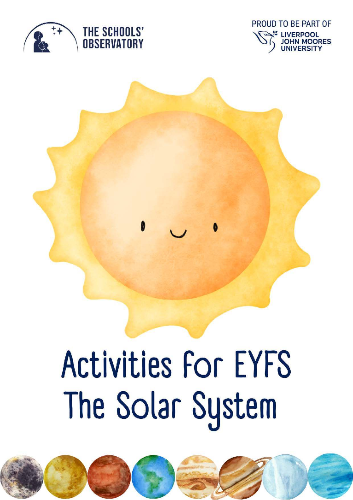 Let's Explore The Solar System: Activities for EYFS - Studocu