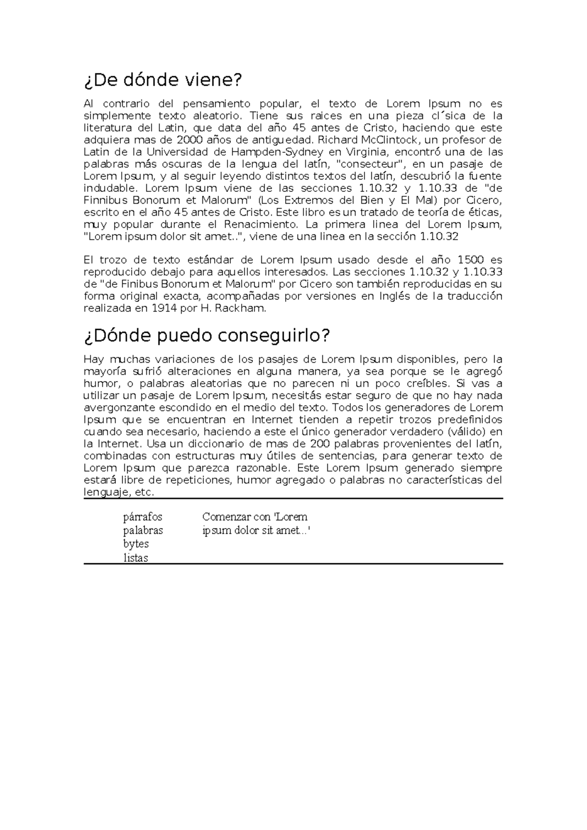 Historia y Origen del Texto 